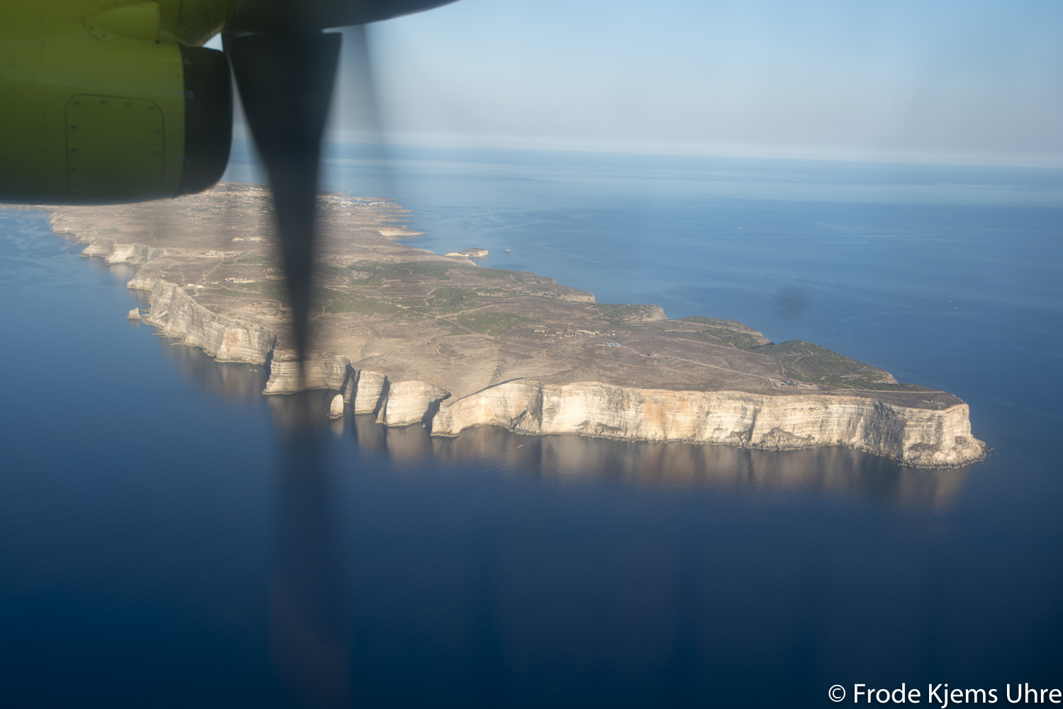 Lampedusa dall'alto
